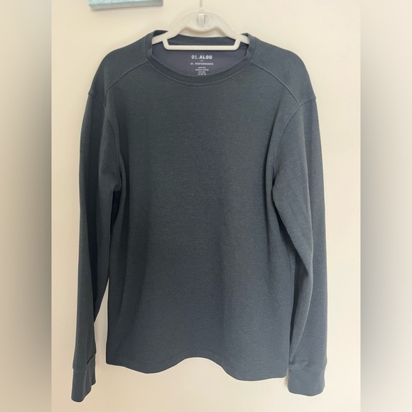 0.1 Algo Performance Long Sleeve Top Size Large Green - Picture 1 of 8